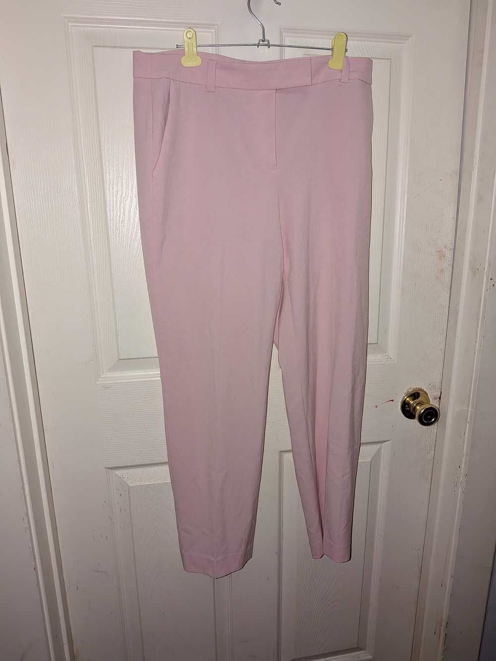 The Limited Soft Pink Cropped Tailored Ankle Pants